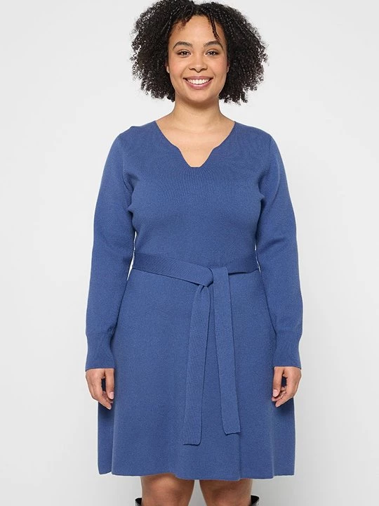 Foto van product Gebreide jurk Apart blauw