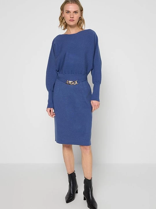Foto van product Gebreide jurk Apart blauw