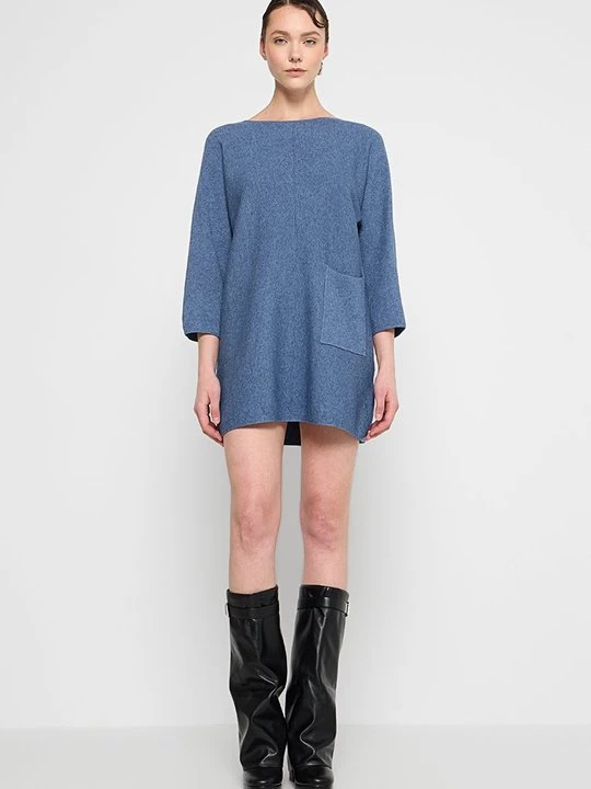 Foto van product Gebreide jurk Apart blauw