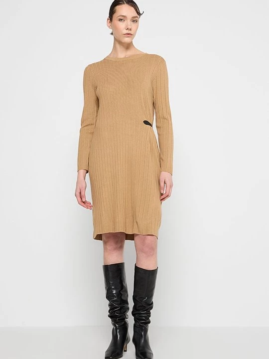 Foto van product Gebreide jurk Apart camel