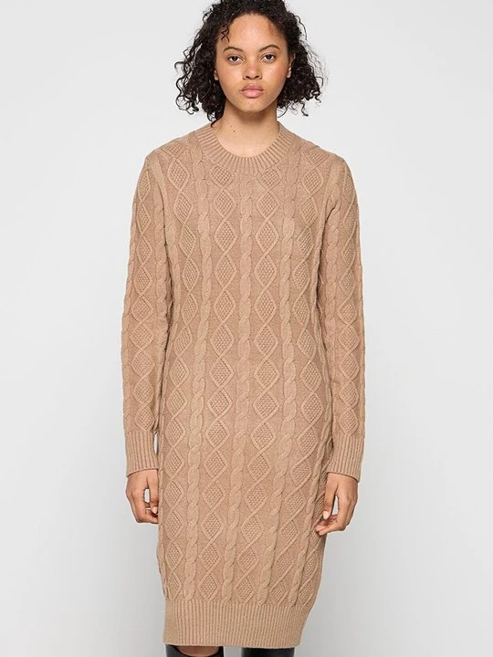 Foto van product Gebreide jurk Apart camel