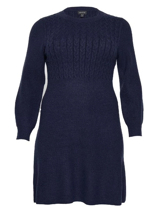 Foto van product Gebreide jurk Apart donkerblauw