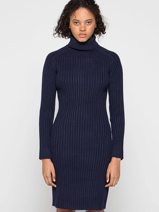 Foto van product Gebreide jurk Apart donkerblauw