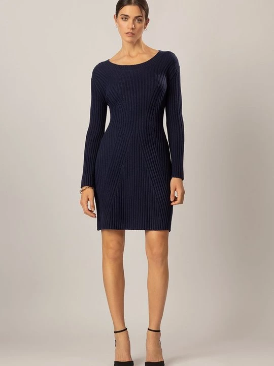 Foto van product Gebreide jurk Apart donkerblauw
