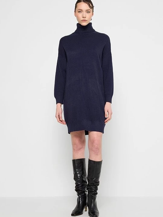 Foto van product Gebreide jurk Apart donkerblauw