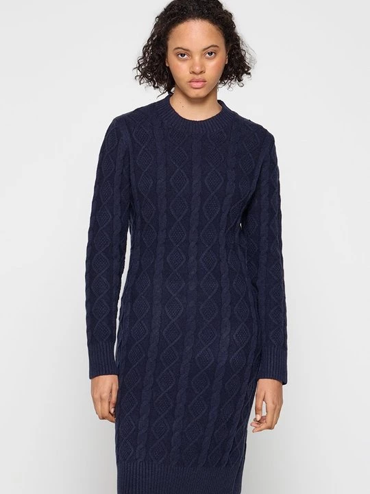 Foto van product Gebreide jurk Apart donkerblauw