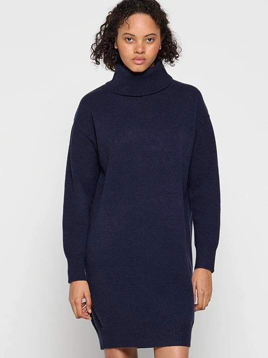 Foto van product Gebreide jurk Apart donkerblauw