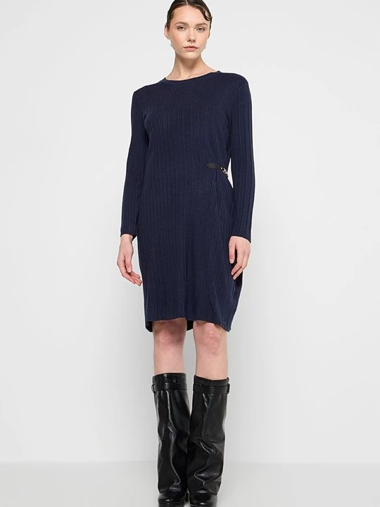 Foto van product Gebreide jurk Apart donkerblauw