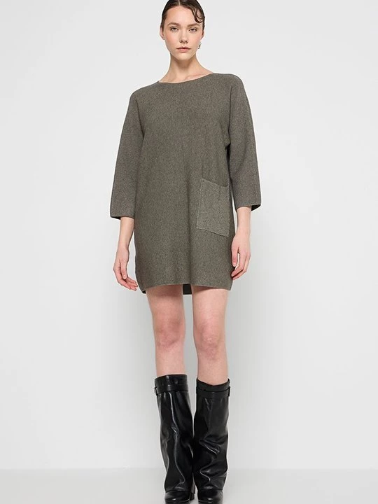 Foto van product Gebreide jurk Apart kaki