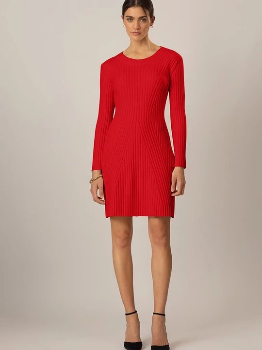 Foto van product Gebreide jurk Apart rood