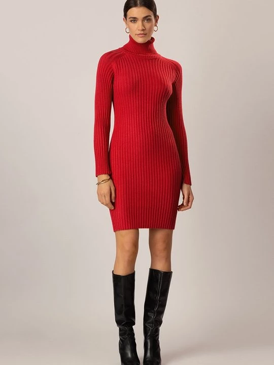 Foto van product Gebreide jurk Apart rood