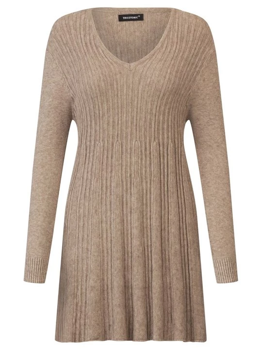 Foto van product Gebreide jurk Apart taupe
