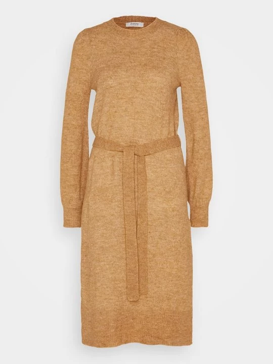 Foto van product Gebreide jurk B.Young camel
