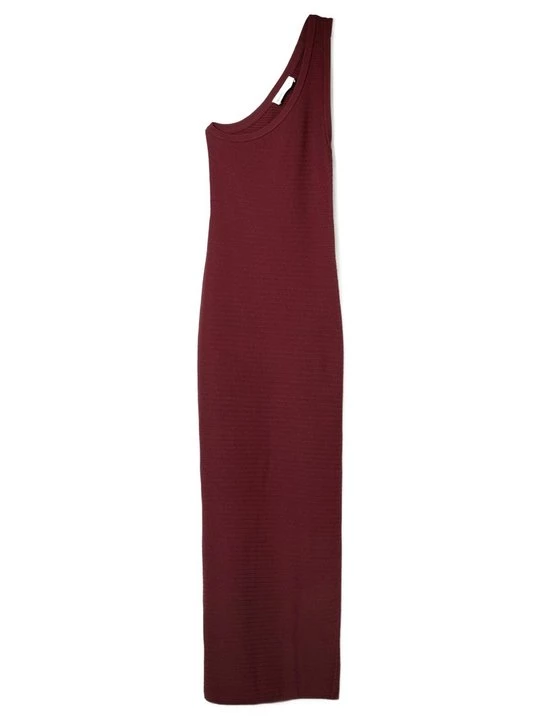 Foto van product Gebreide jurk Bershka bordeauxrood