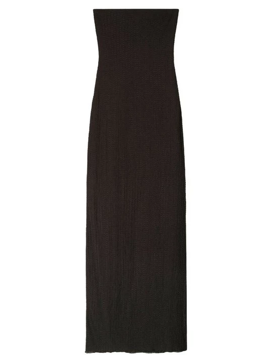 Foto van product Gebreide jurk Bershka donkerbruin