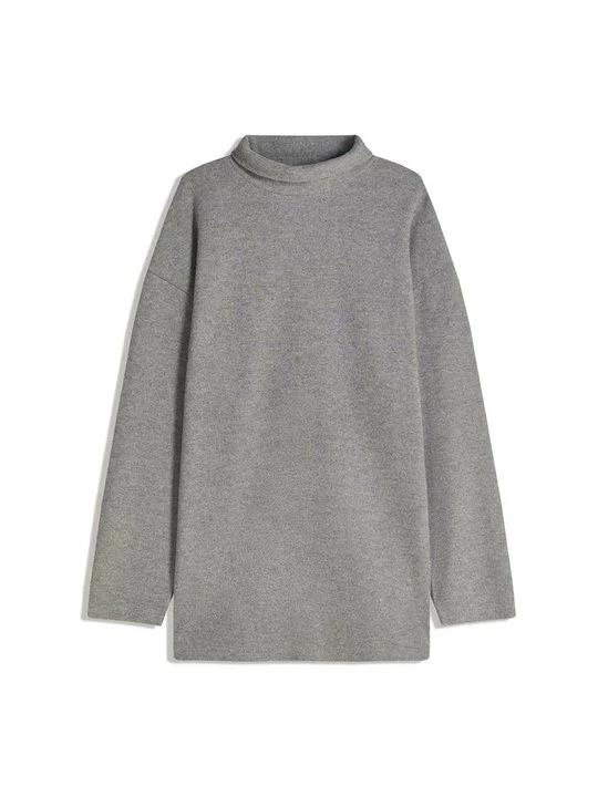 Foto van product Gebreide jurk Bershka grijs
