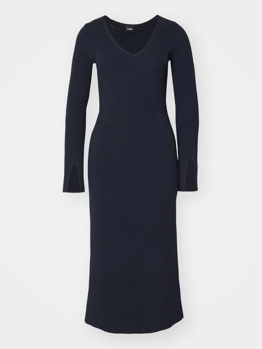 Foto van product Gebreide jurk Boss donkerblauw
