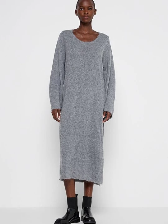 Foto van product Gebreide jurk By Malene Birger grijs