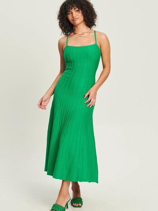 Foto van product Gebreide jurk CALLI groen