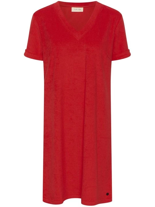 Foto van product Gebreide jurk Cream rood