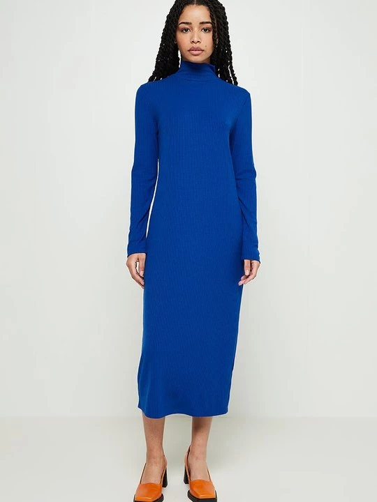 Foto van product Gebreide jurk Denham blauw
