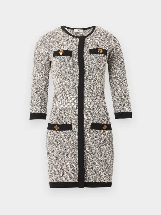 Foto van product Gebreide jurk Elisabetta Franchi zwart