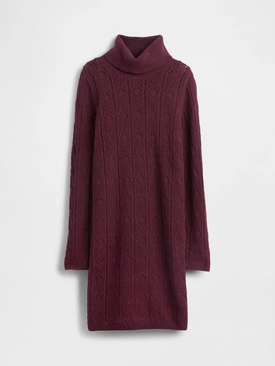 Foto van product Gebreide jurk GAP bordeauxrood