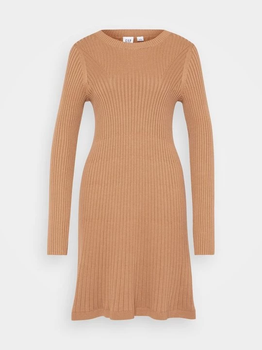 Foto van product Gebreide jurk GAP camel