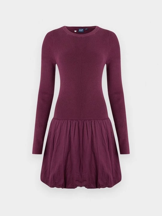 Foto van product Gebreide jurk GAP donkerrood