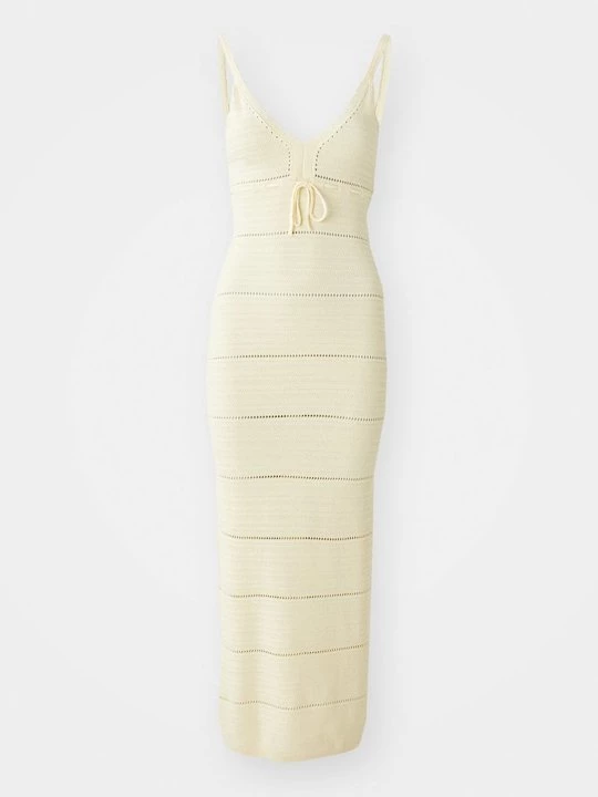 Foto van product Gebreide jurk Gina Tricot lichtgeel