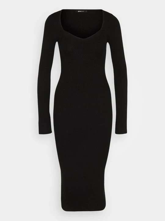 Foto van product Gebreide jurk Gina Tricot zwart