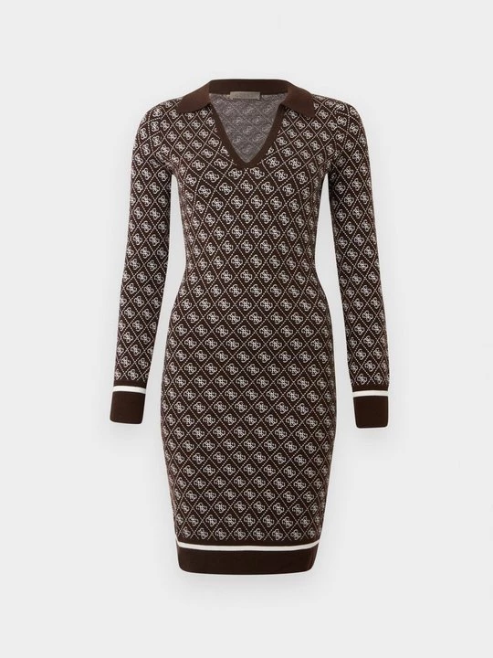Foto van product Gebreide jurk Guess bruin