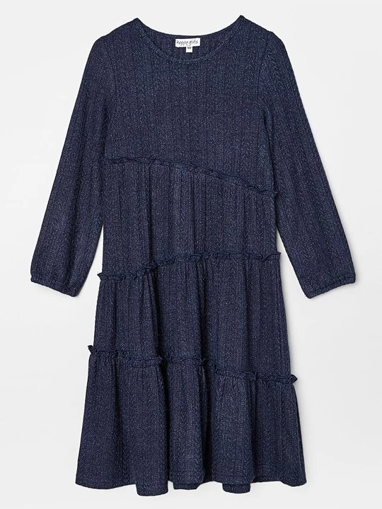 Foto van product Gebreide jurk Happy Girls donkerblauw