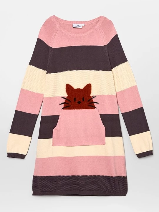 Foto van product Gebreide jurk Happy Girls roze