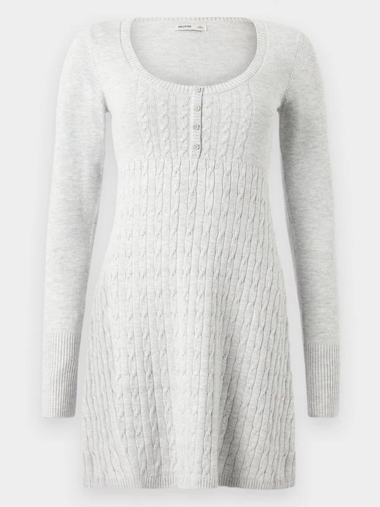 Foto van product Gebreide jurk Hollister Co. grijs
