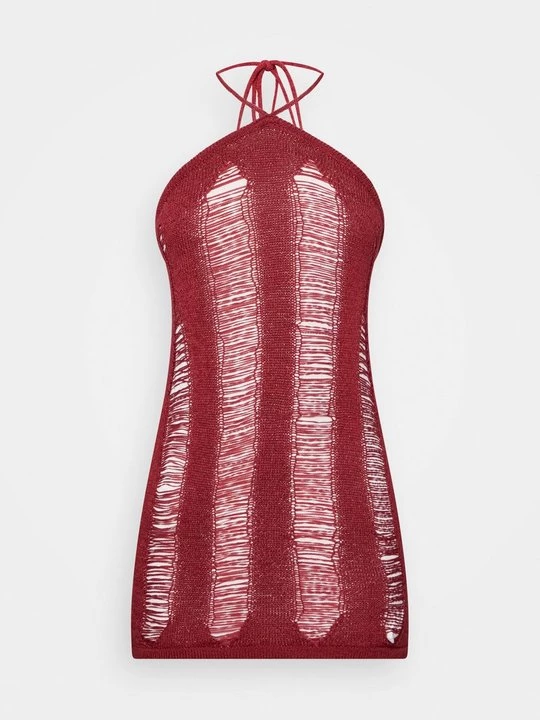 Foto van product Gebreide jurk Jaded London bordeauxrood