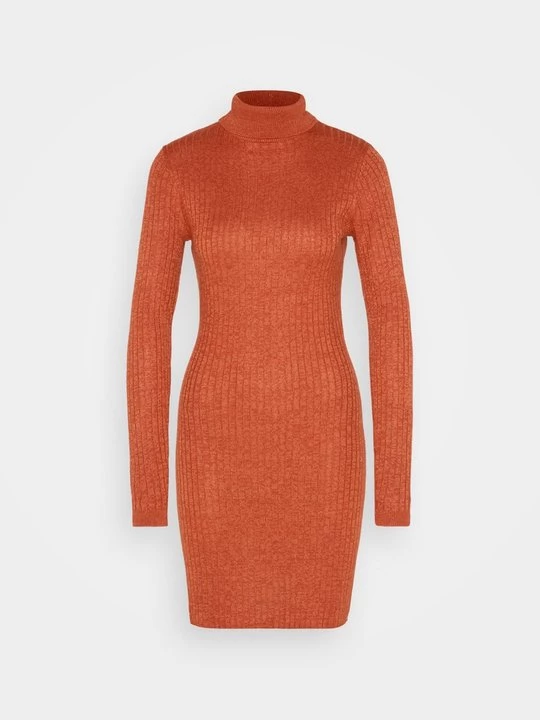 Foto van product Gebreide jurk JDY oranje gemêleerd