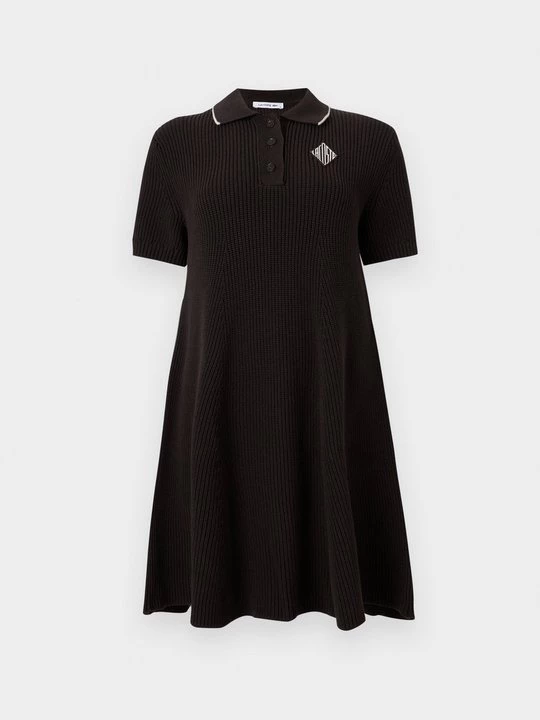 Foto van product Gebreide jurk Lacoste donkerbruin