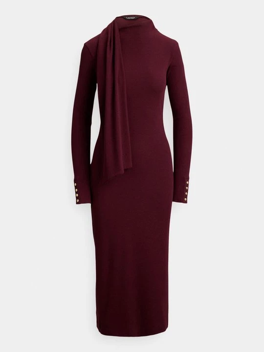 Foto van product Gebreide jurk Lauren Ralph Lauren bordeauxrood