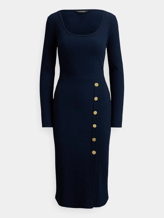 Foto van product Gebreide jurk Lauren Ralph Lauren donkerblauw