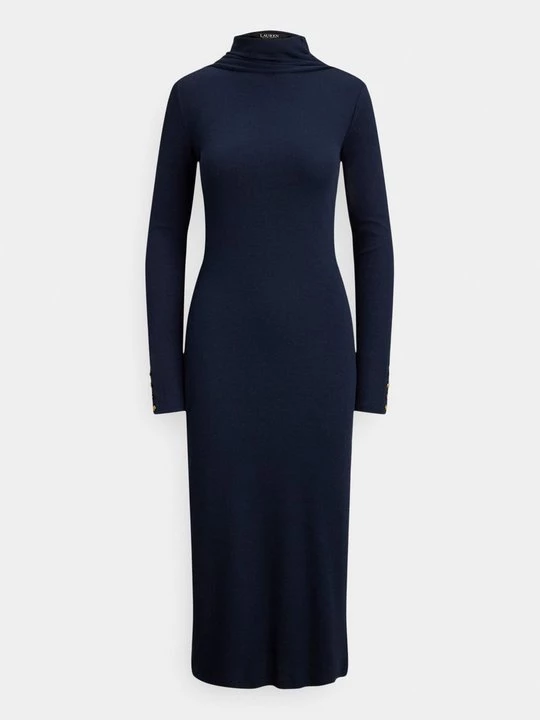 Foto van product Gebreide jurk Lauren Ralph Lauren donkerblauw