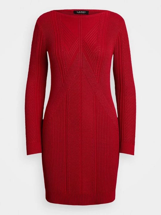 Foto van product Gebreide jurk Lauren Ralph Lauren rood