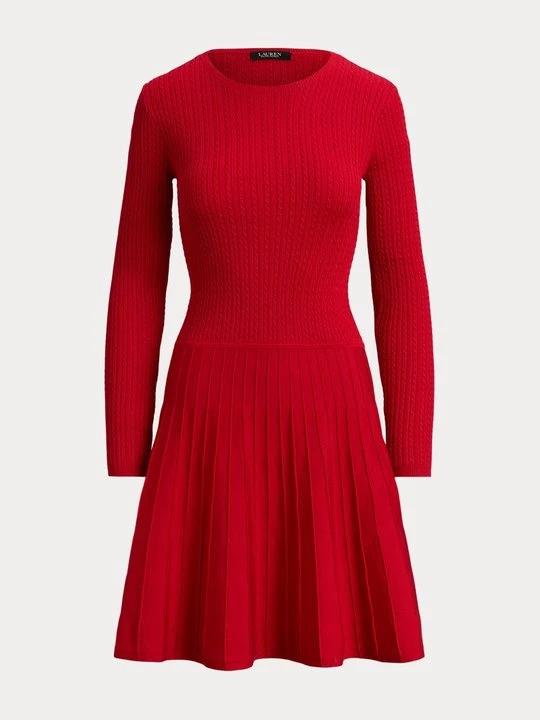 Foto van product Gebreide jurk Lauren Ralph Lauren rood