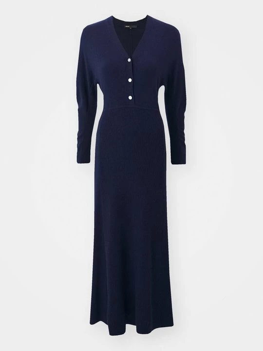 Foto van product Gebreide jurk Maje donkerblauw
