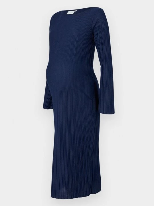 Foto van product Gebreide jurk Mamalicious donkerblauw