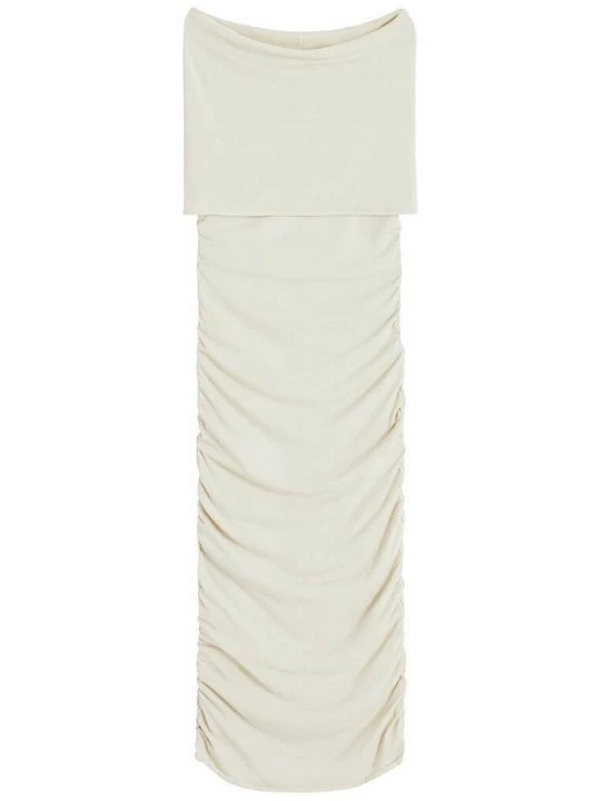 Foto van product Gebreide jurk Mango crème