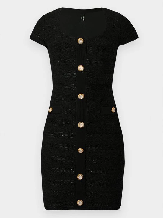 Foto van product Gebreide jurk MARCIANO BY GUESS zwart