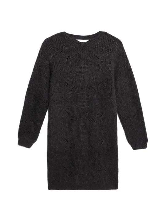 Foto van product Gebreide jurk Marks & Spencer grijs gemêleerd