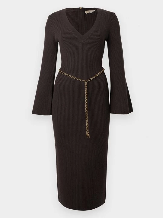 Foto van product Gebreide jurk Michael Kors bruin