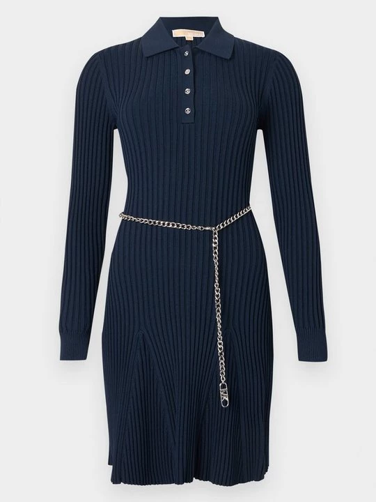 Foto van product Gebreide jurk Michael Kors donkerblauw